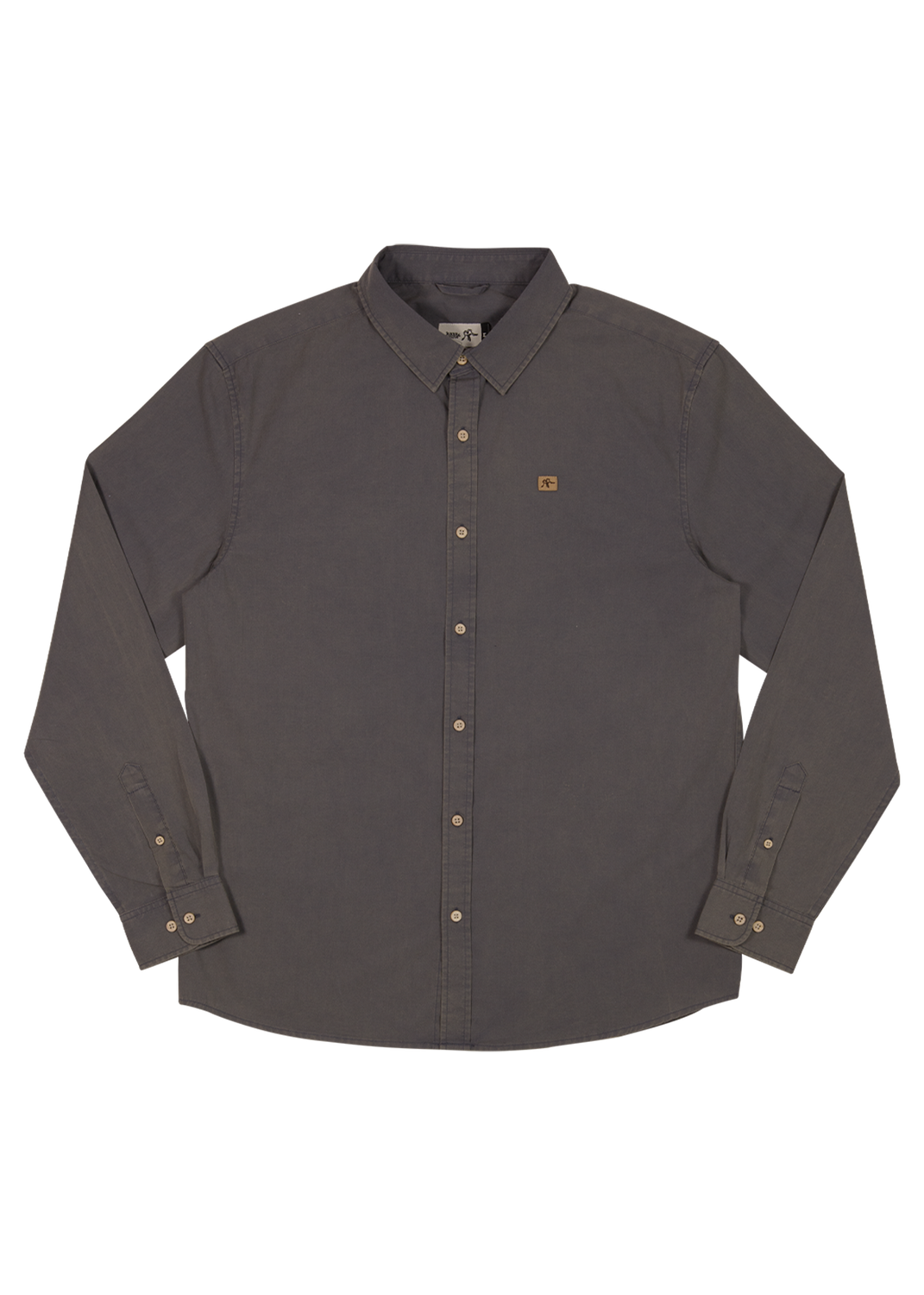 Camisa Long Cotton Grey-2