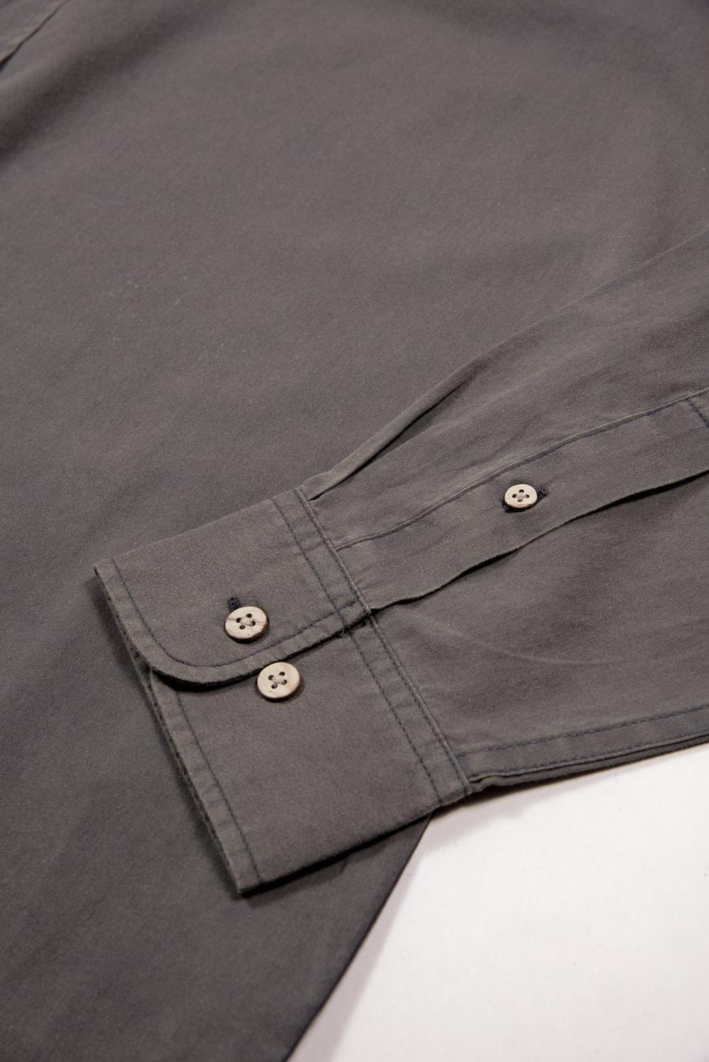 Camisa Long Cotton Grey-5