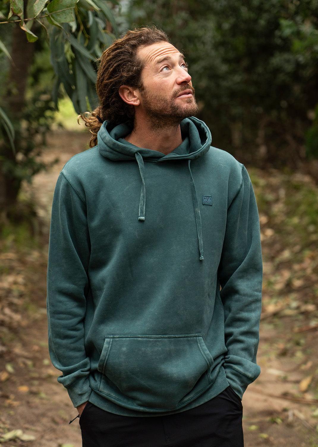 Polerón Hombre Hoodie Daily Teal-5