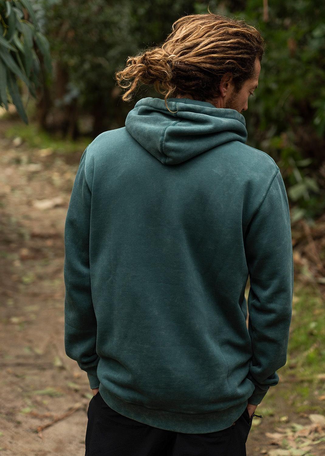 Polerón Hombre Hoodie Daily Teal-6