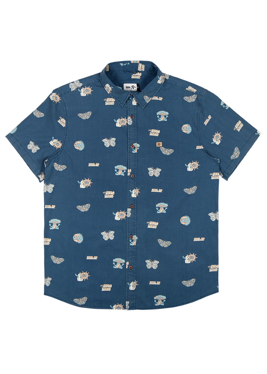 Camisa Cotton Misty Blue-2