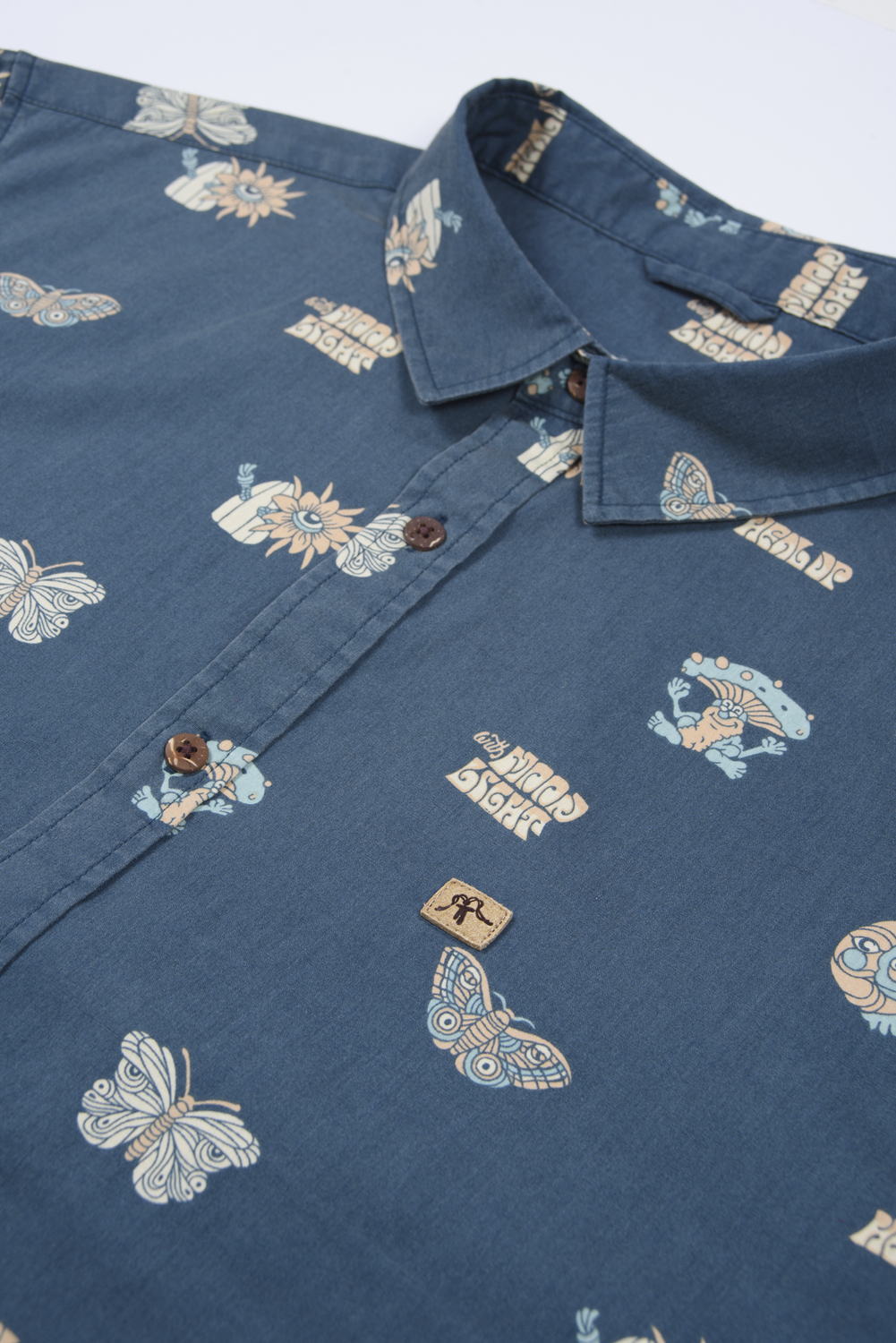 Camisa Cotton Misty Blue-4
