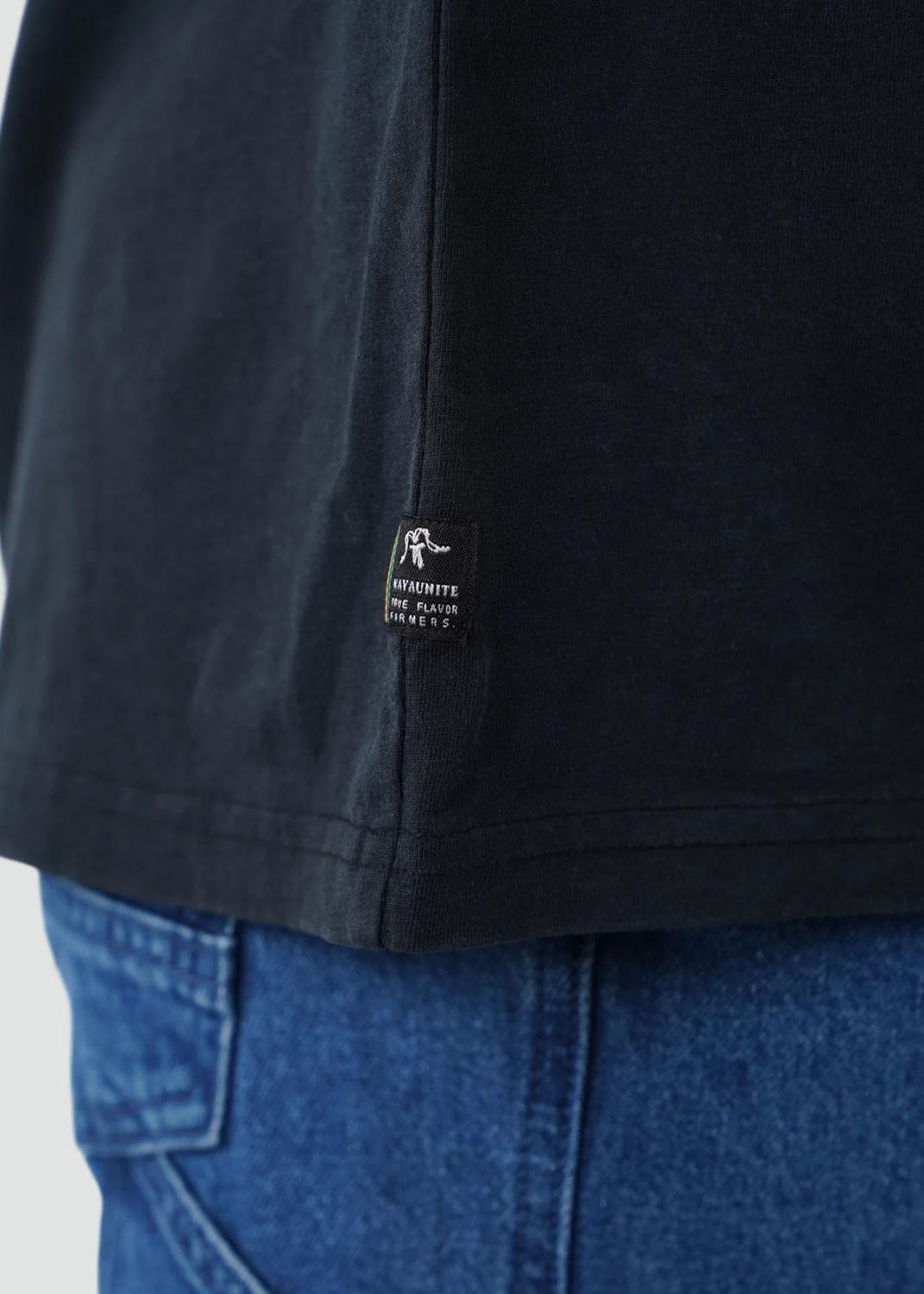 Polera Hombre Chill Negra-3