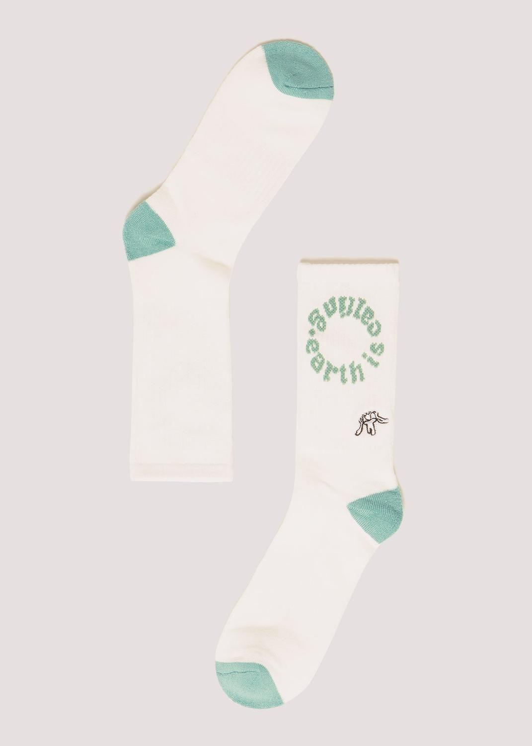 Calcetines Bamboo Earth White-0
