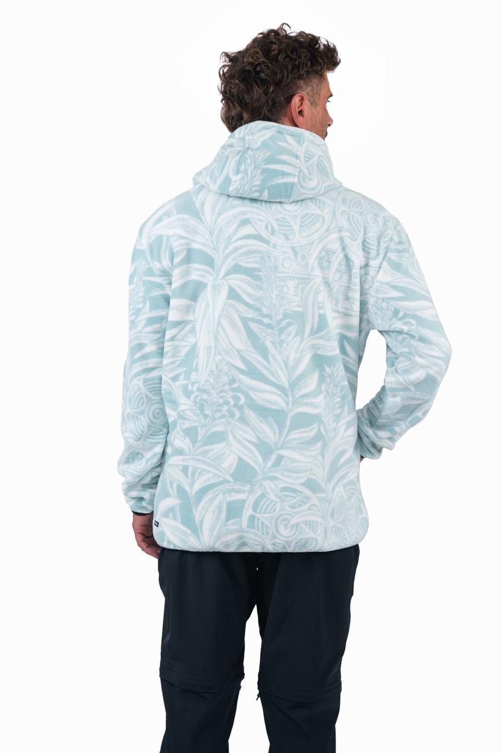 Polar Hombre Half Zip Hood Tupa Teal-1