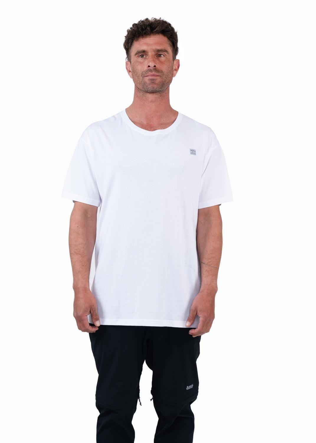 Polera Hombre Orgánica Daily White-0