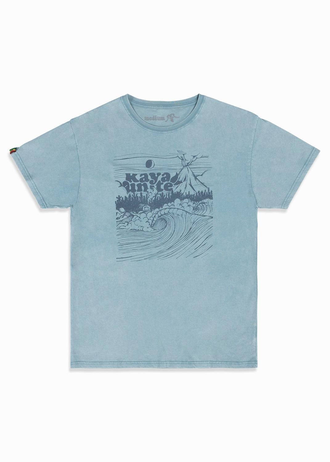 Polera Hombre Wave Teal-2