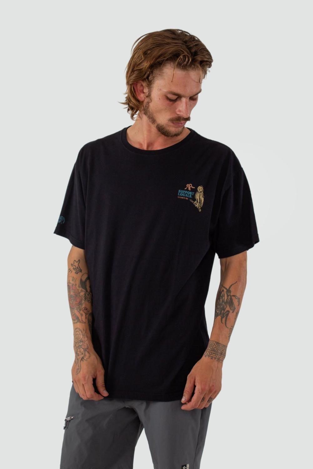 Polera Hombre Humedal Negra-0