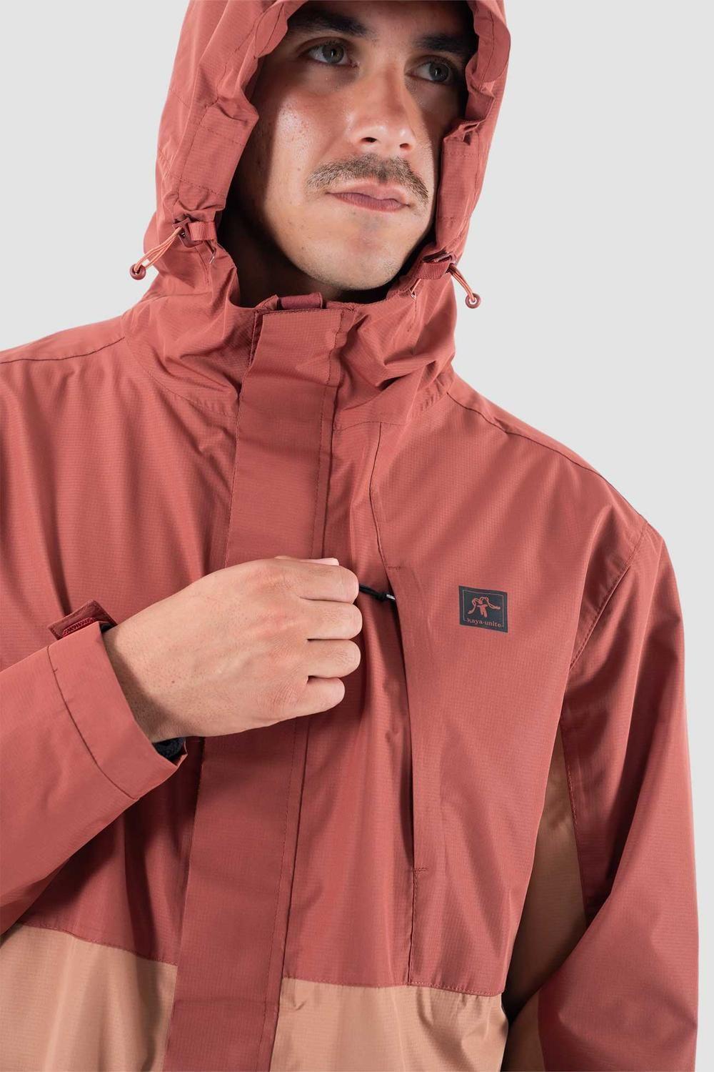 Impermeable Hombre Nortazo 10.000:10.000 Terracota-2