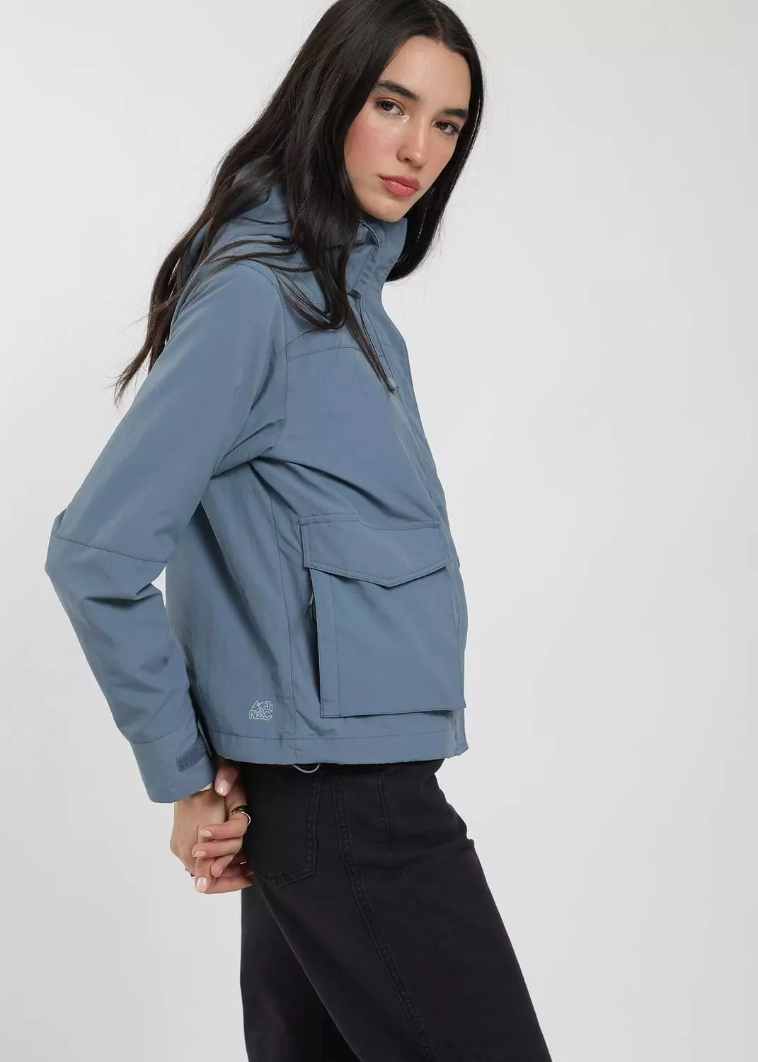 Chaqueta Cortaviento Con Cierre Mujer-2