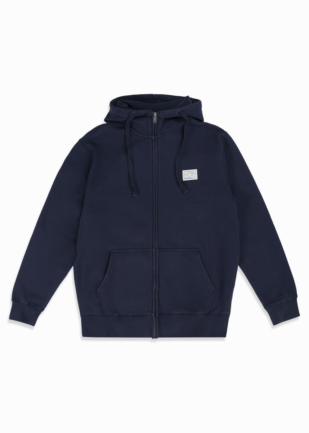 Polerón Hombre Full Zip Patch Navy-3