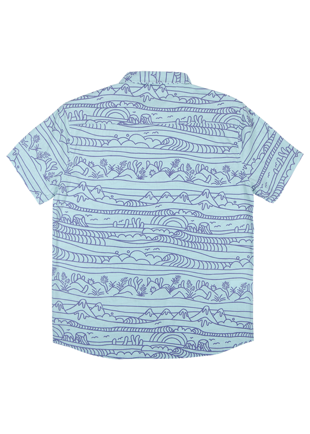 Camisa Cotton Line Teal-3
