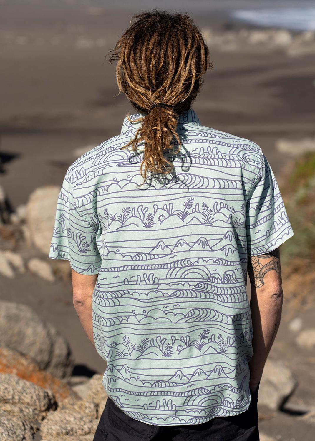 Camisa Cotton Line Teal-5