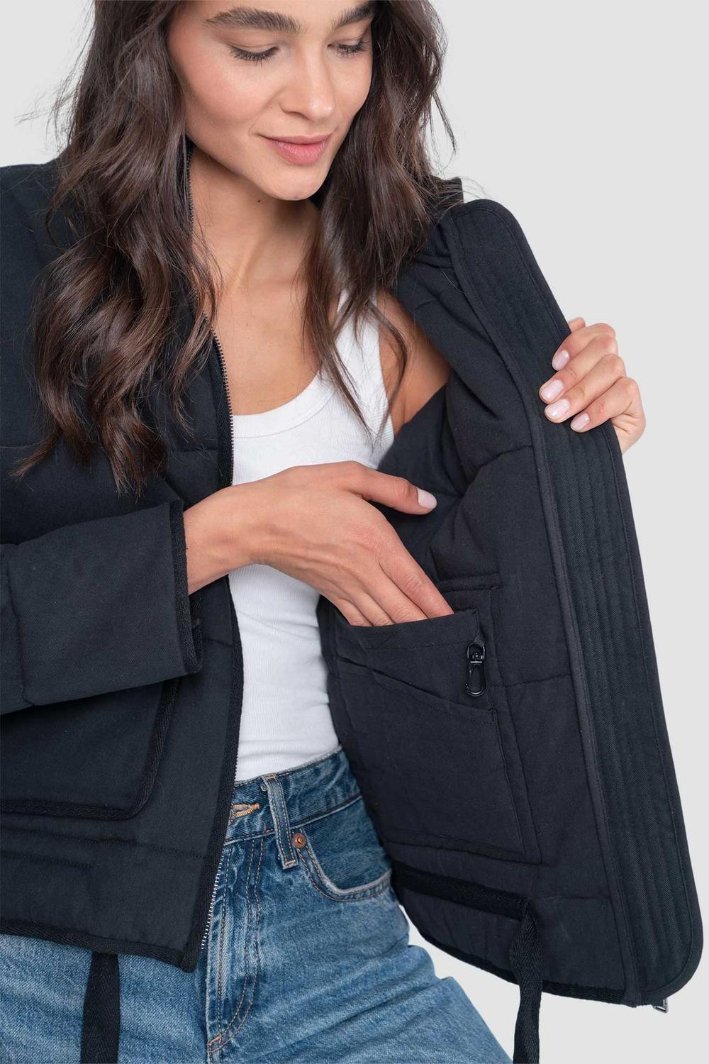 Chaqueta Insulada Mujer Acacia - Negra-4