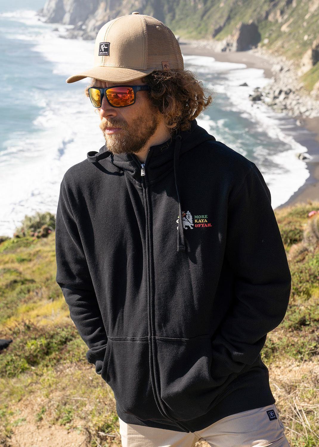 Polerón Hombre Full Zip Rasta Black-6