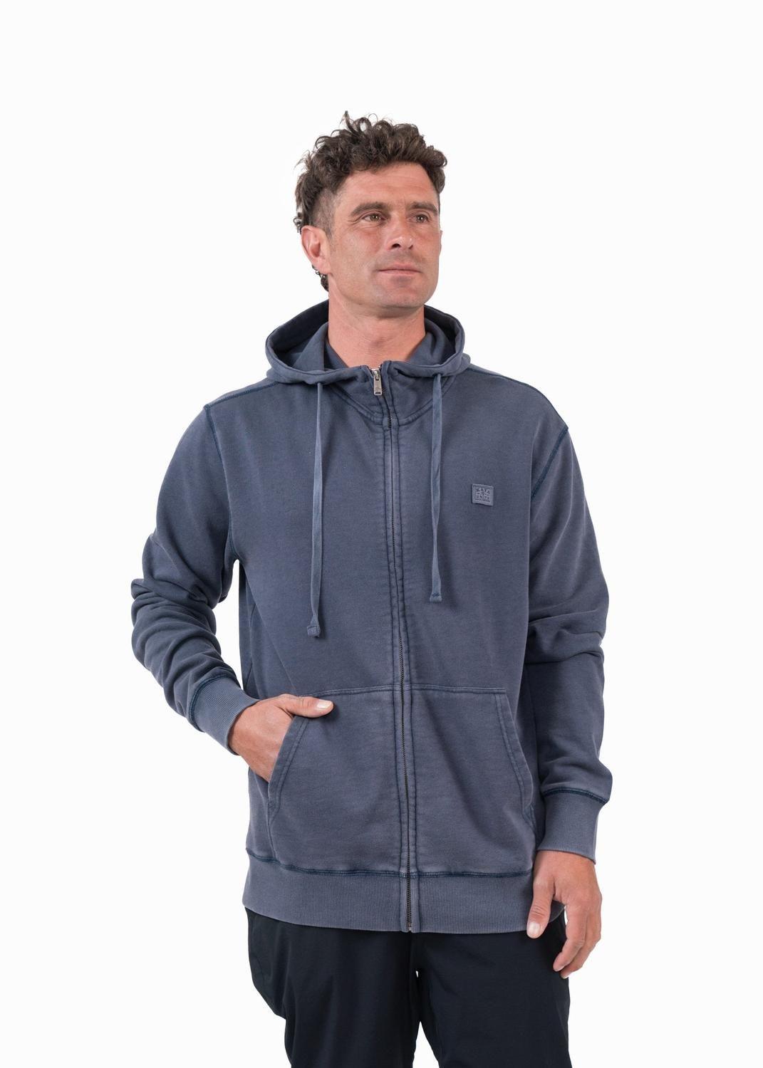 Polerón Hombre Full Zip Liviano Solid Navy-0