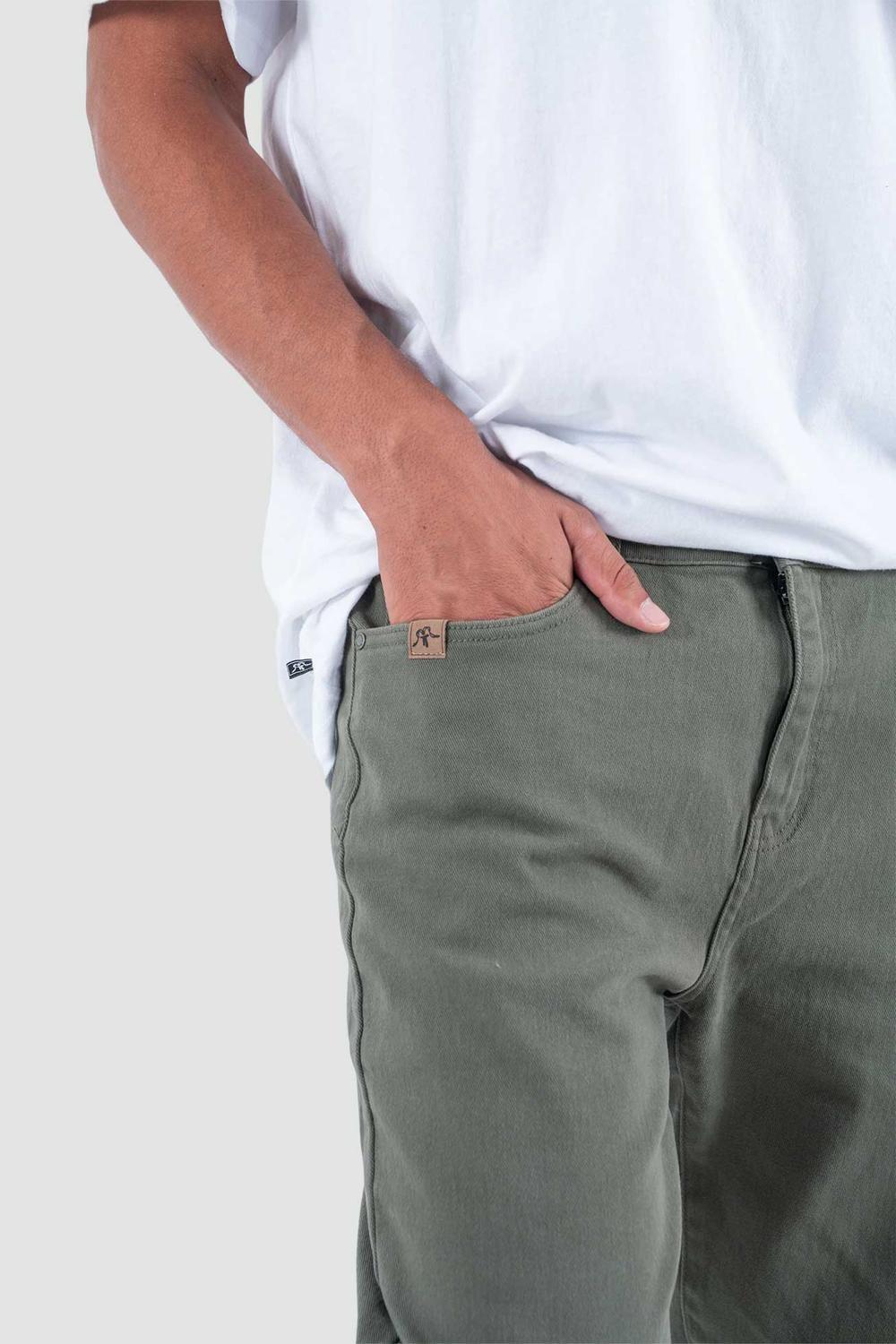 Pantalón Hombre Daily Verde-2