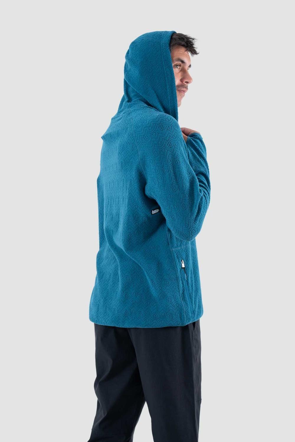Micropolar Hombre Cipress Hood Petrol-1