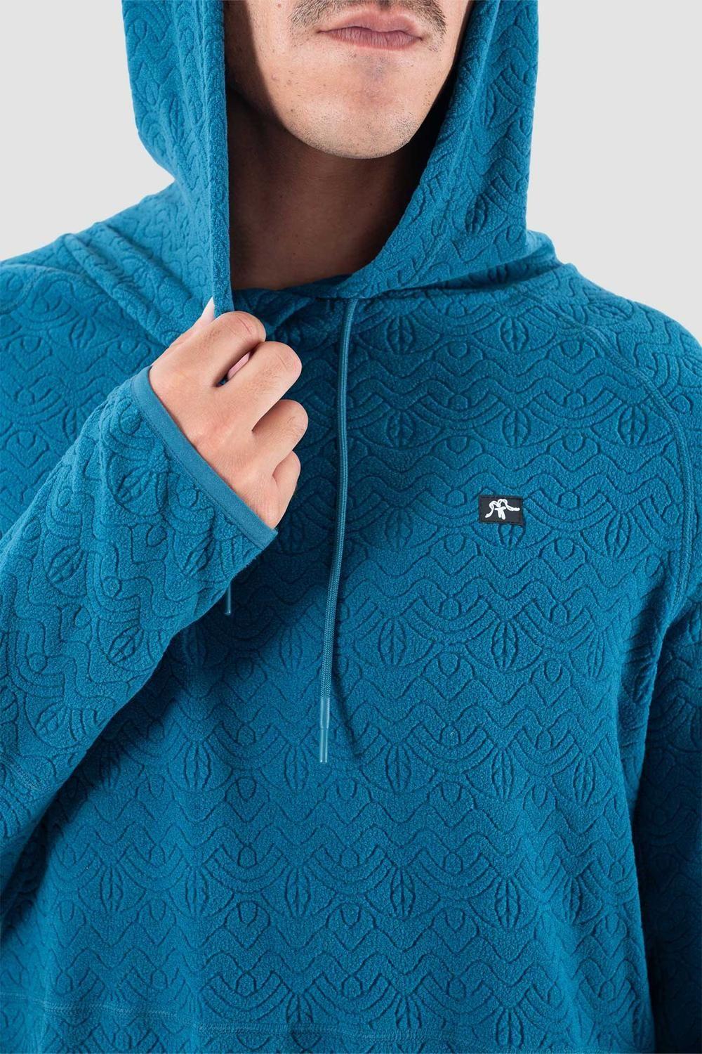 Micropolar Hombre Cipress Hood Petrol-2