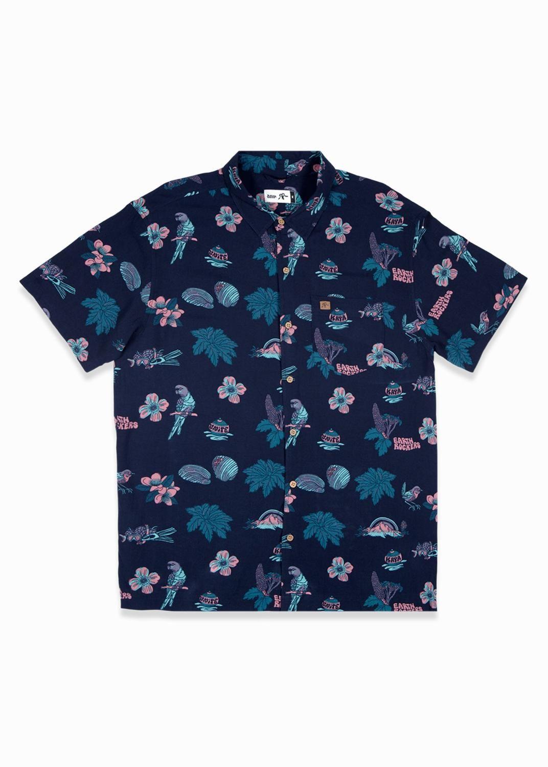 Guayabera Chilote Navy-2