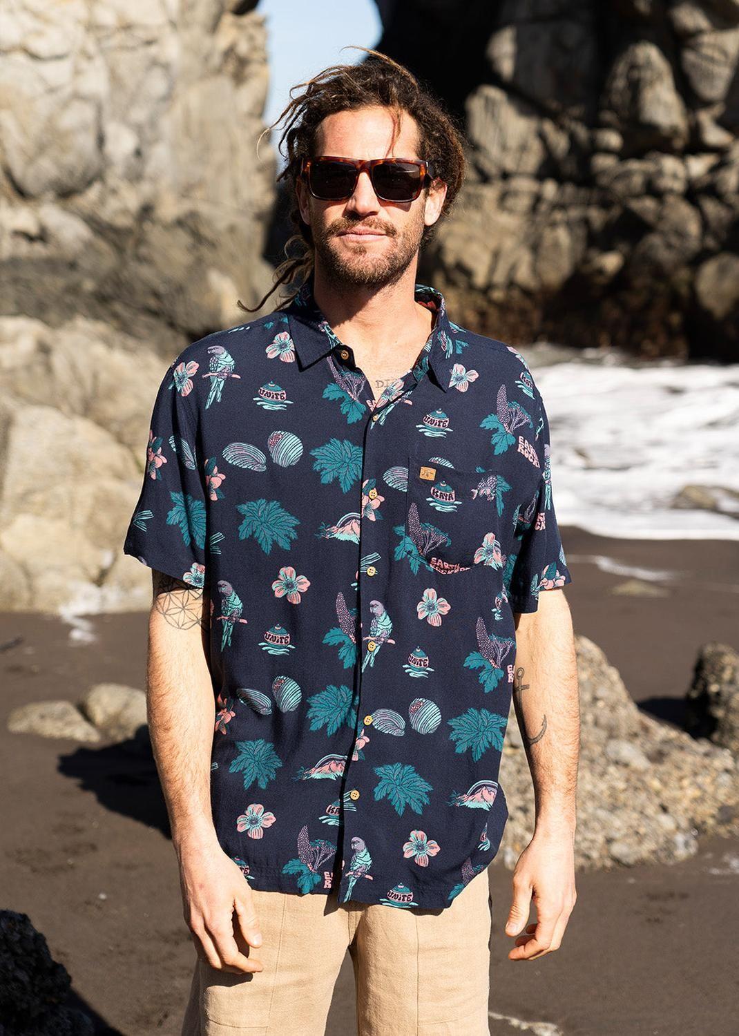 Guayabera Chilote Navy-5
