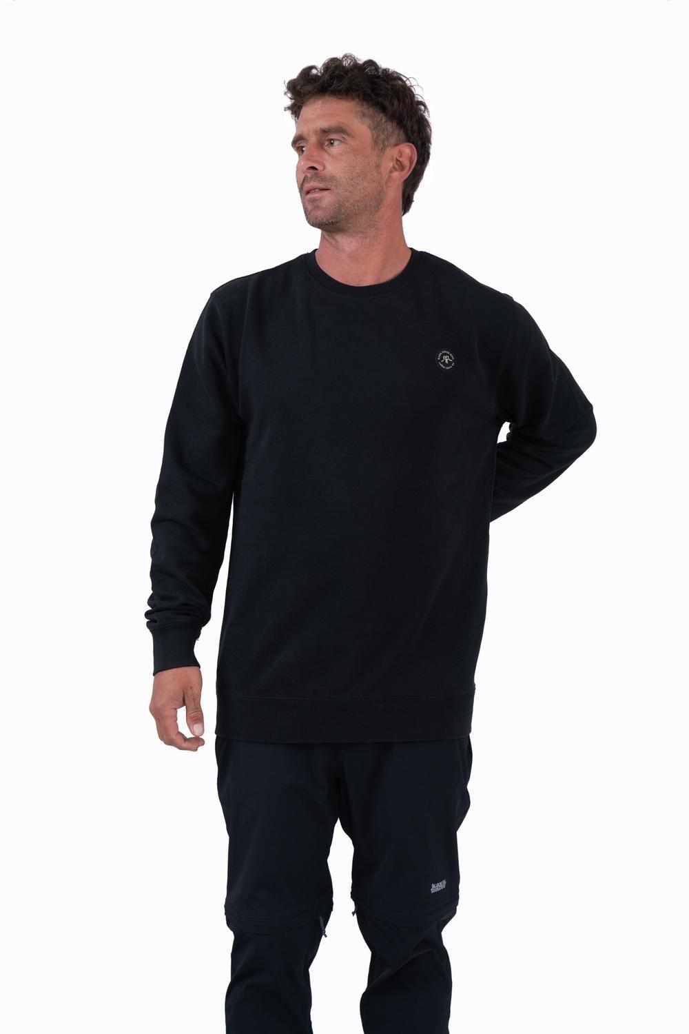 Polerón Hombre Crewneck Logo Black-1