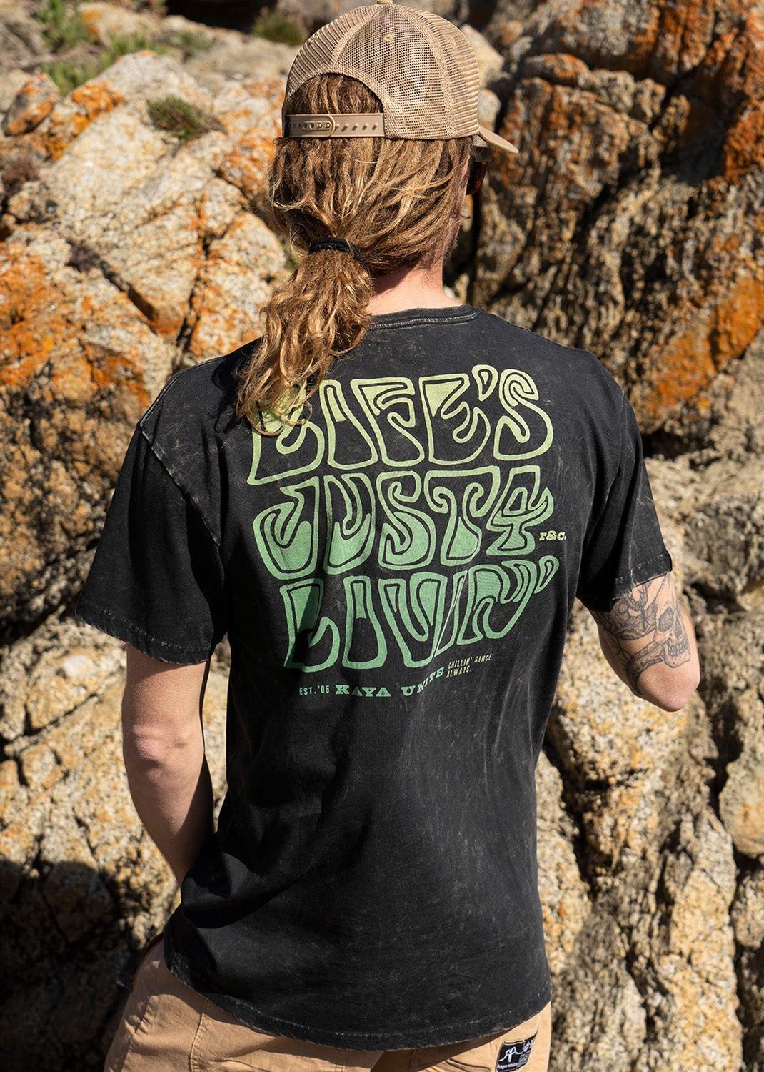 Polera Hombre Living Black-5