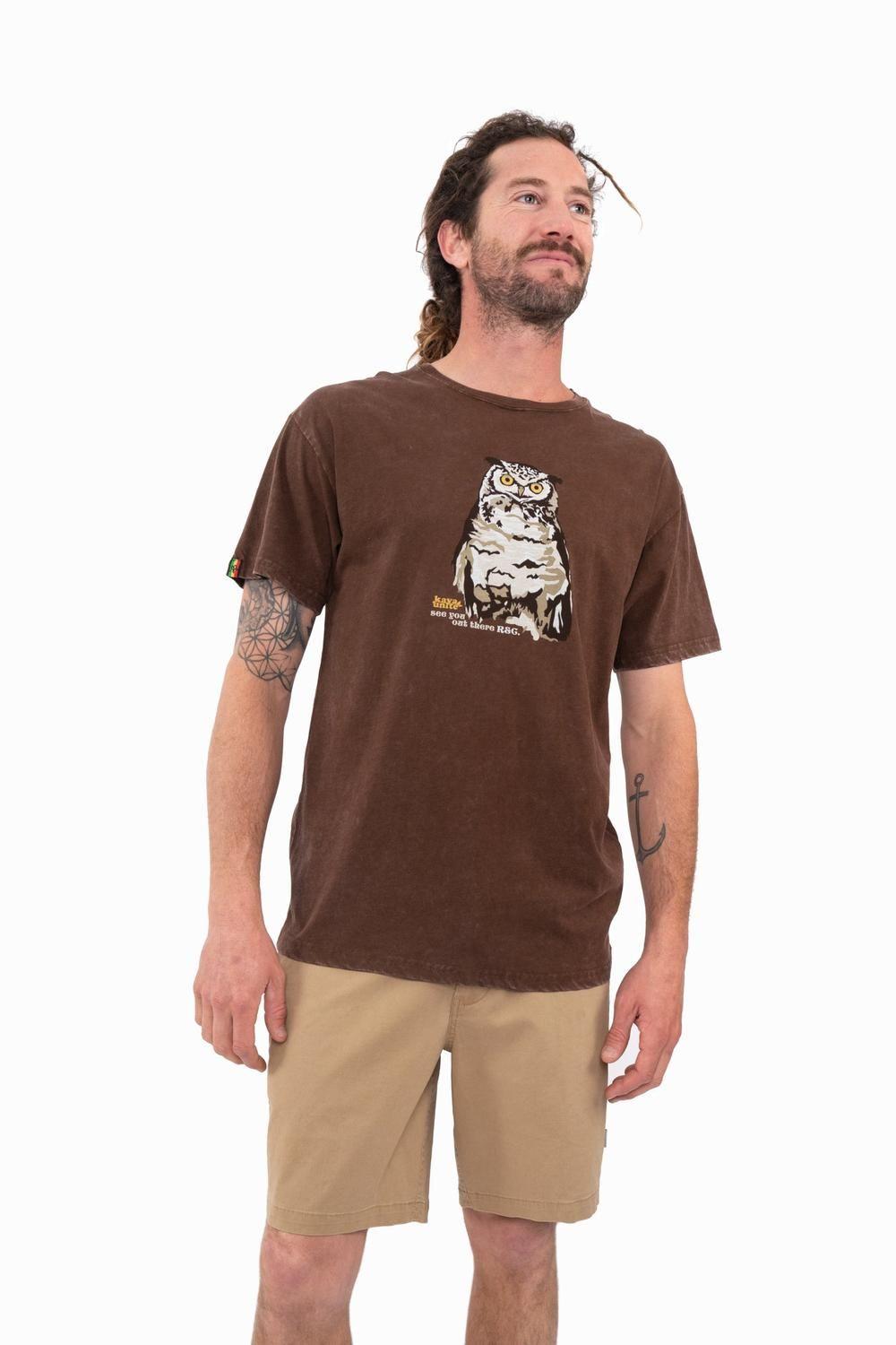 Polera Hombre Buho Chocolate-0