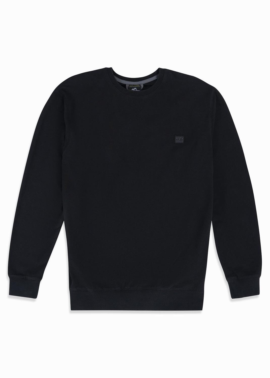 Polerón Hombre Crewneck Daily Negro-2