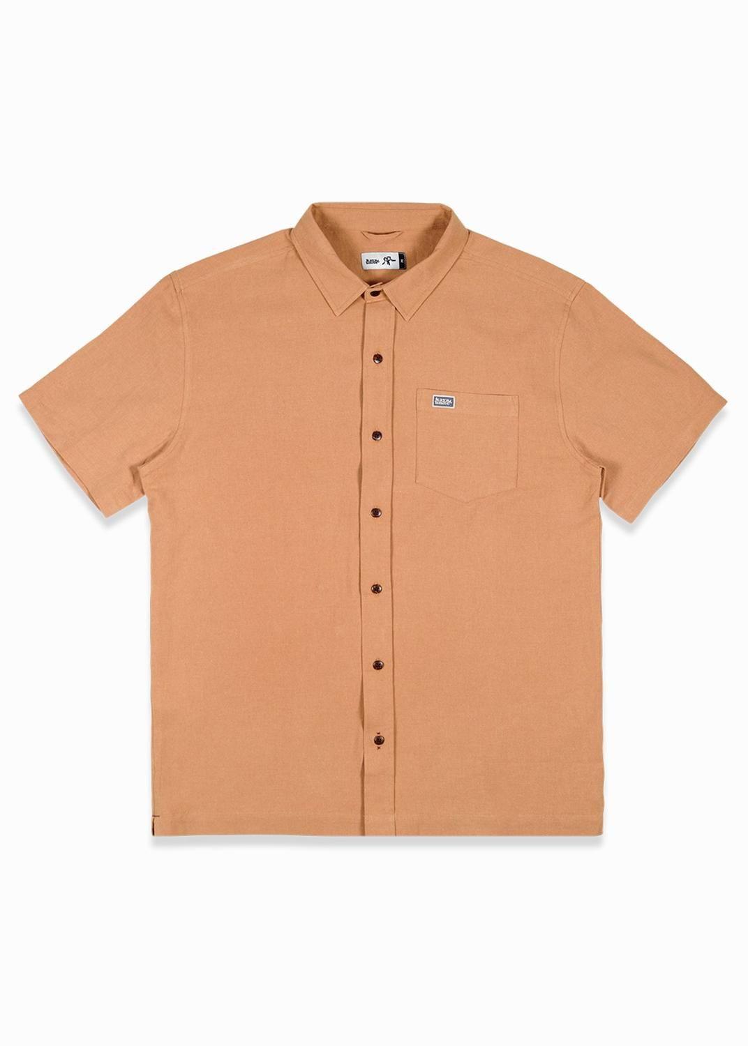 Camisa Lino Camel-2