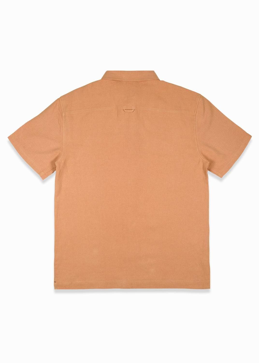 Camisa Lino Camel-4