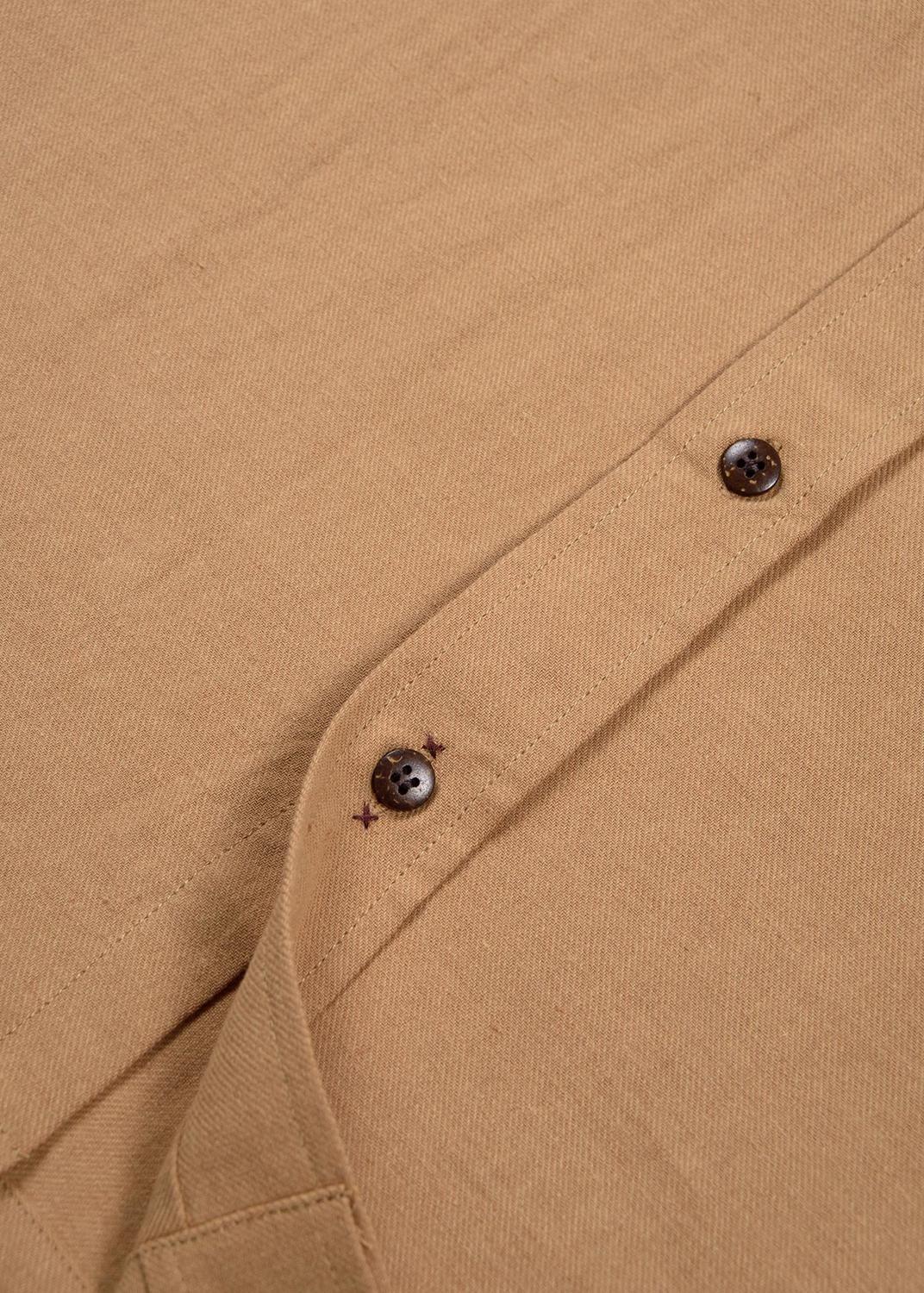 Camisa Lino Camel-7