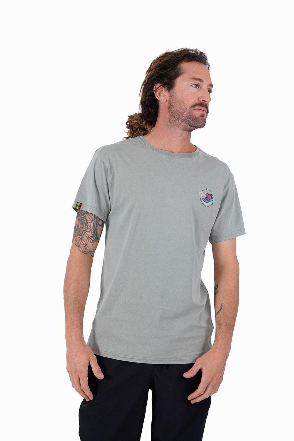Polera Hombre Berry Oliva-0