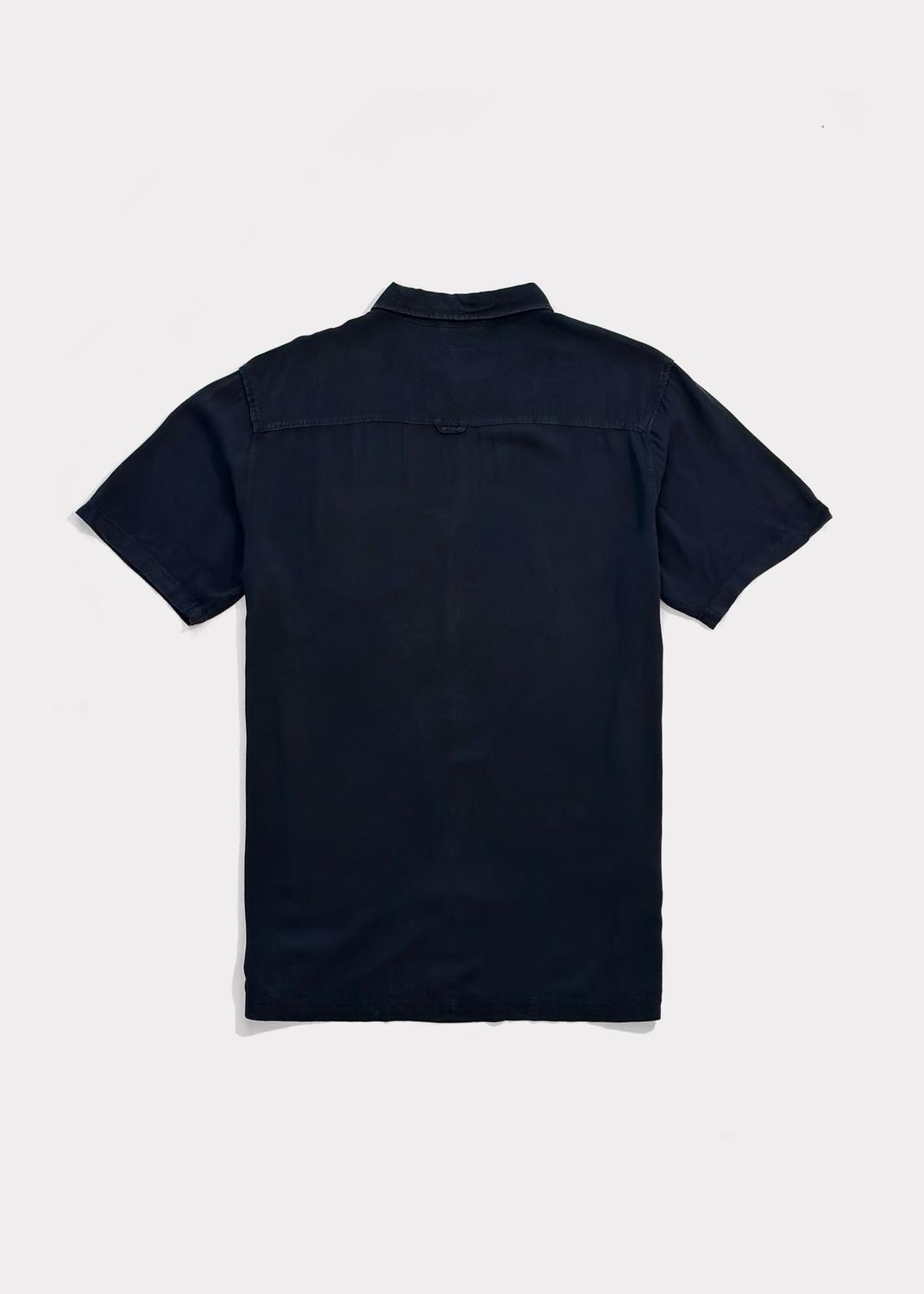 Camisa Viscose Solid Black-3