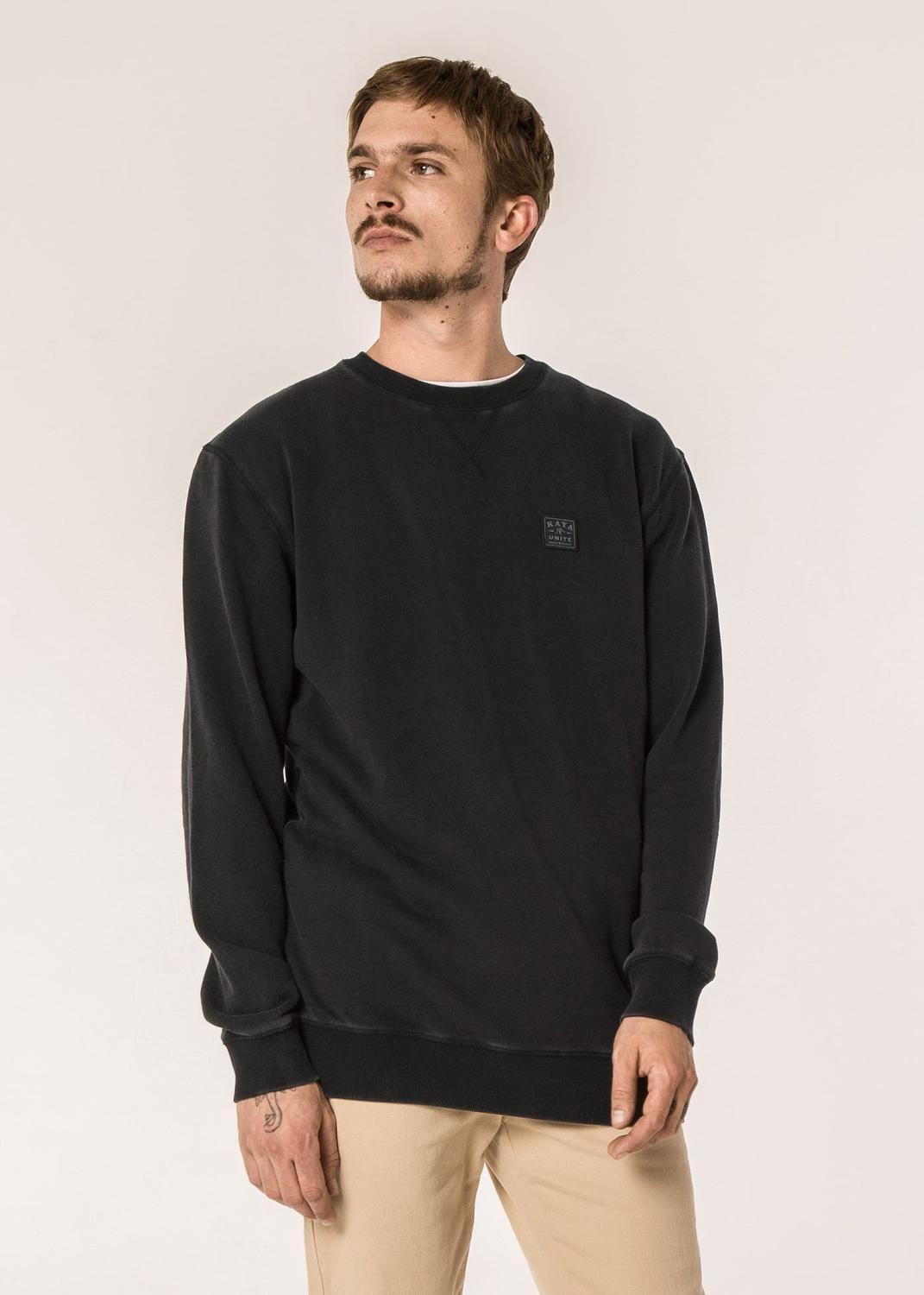 Polerón Hombre Crewneck Daily Negro-0