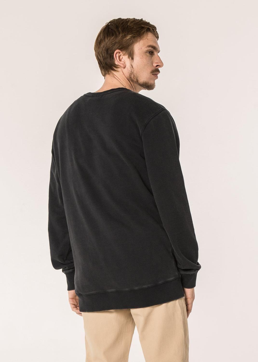 Polerón Hombre Crewneck Daily Negro-1