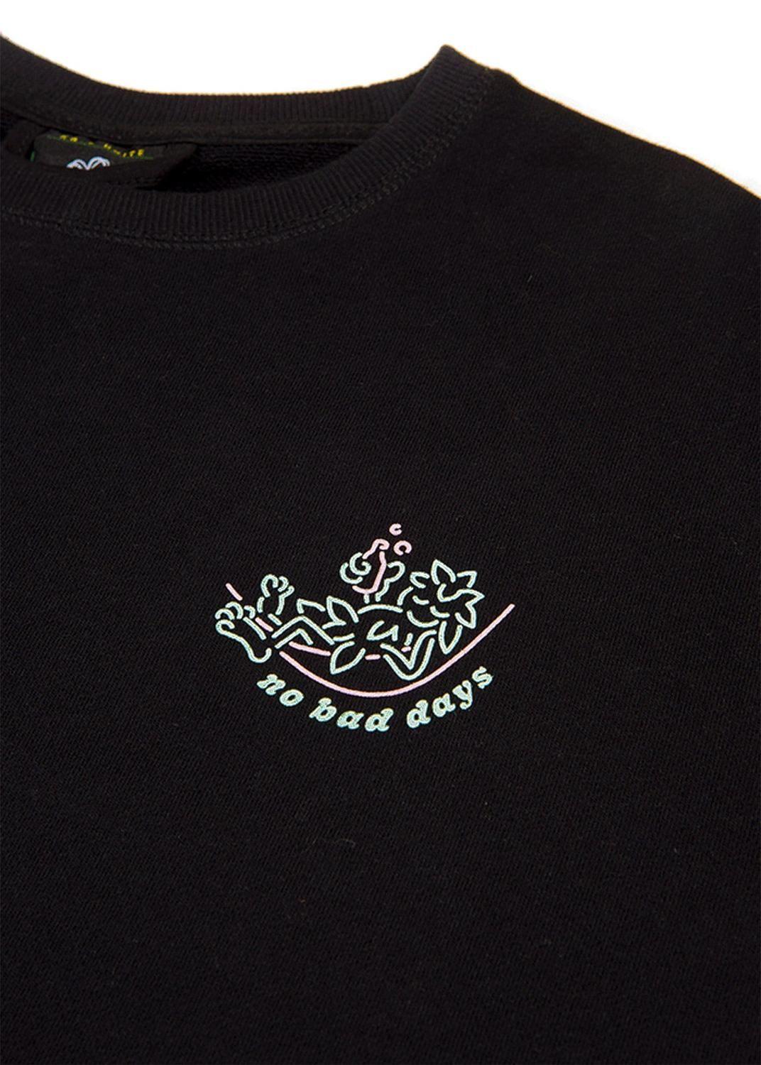Polerón Hombre Crewneck No Bad Black-4