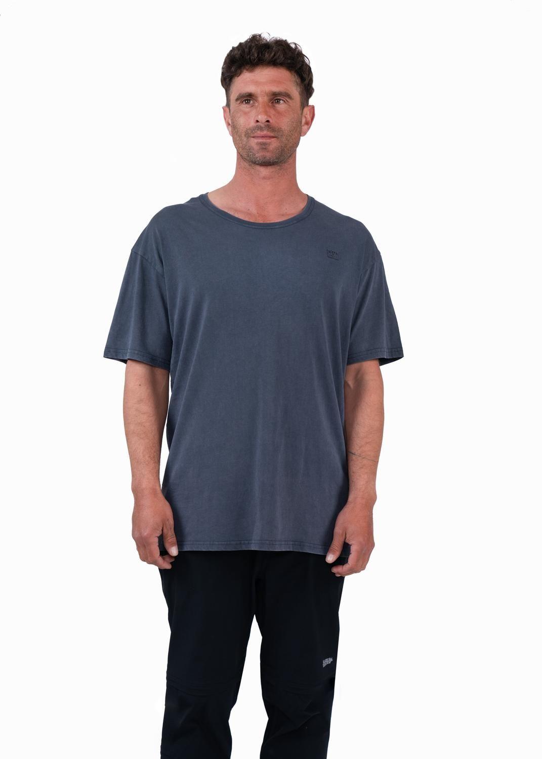 Polera Hombre Orgánica Daily Navy-0