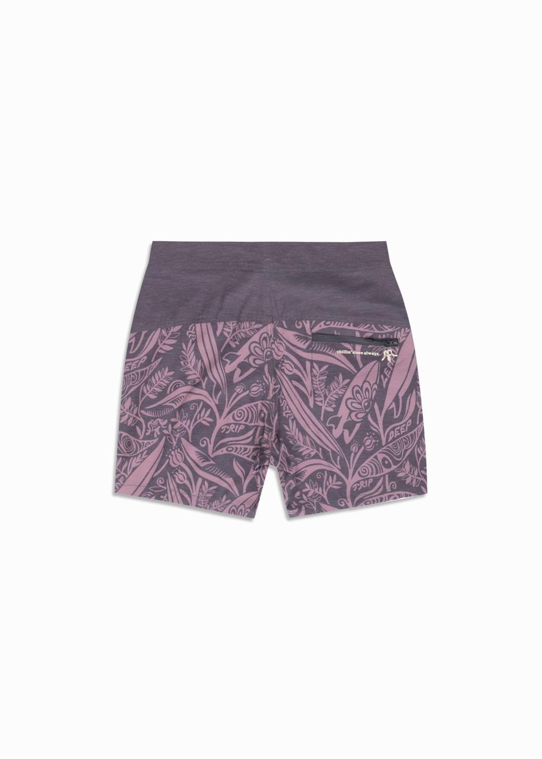 Traje de Baño Boardshort Leaf Gris-3