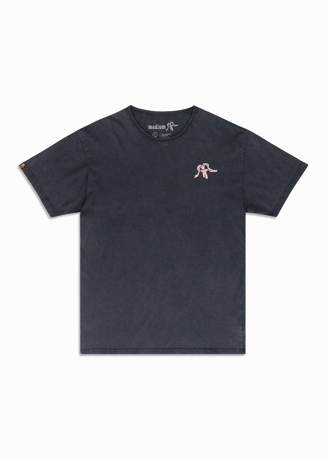 Polera Hombre Orgánica Classy Black Minilogo-2