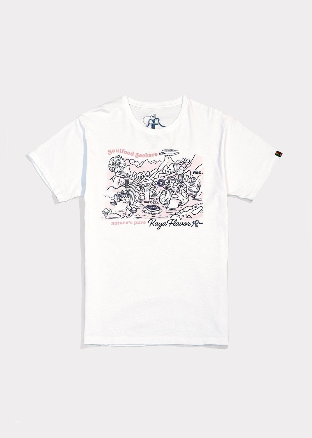 Polera Hombre Flavor White Peach-2