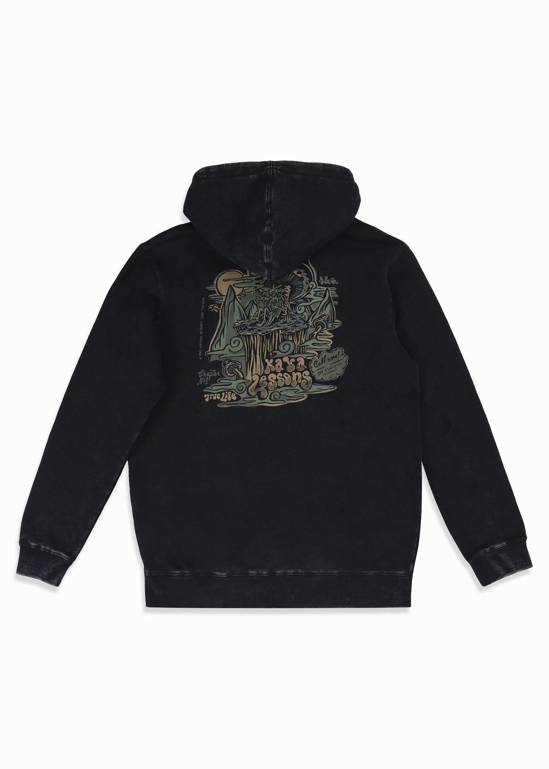 Polerón Hombre Hoodie True Life Negro-3
