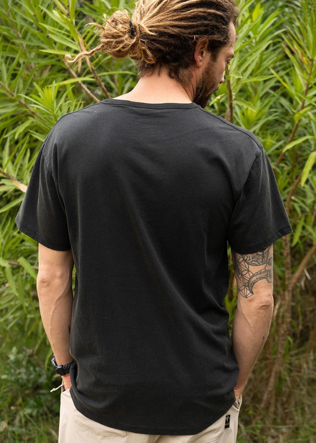 Polera Hombre Orgánica Daily Black-5