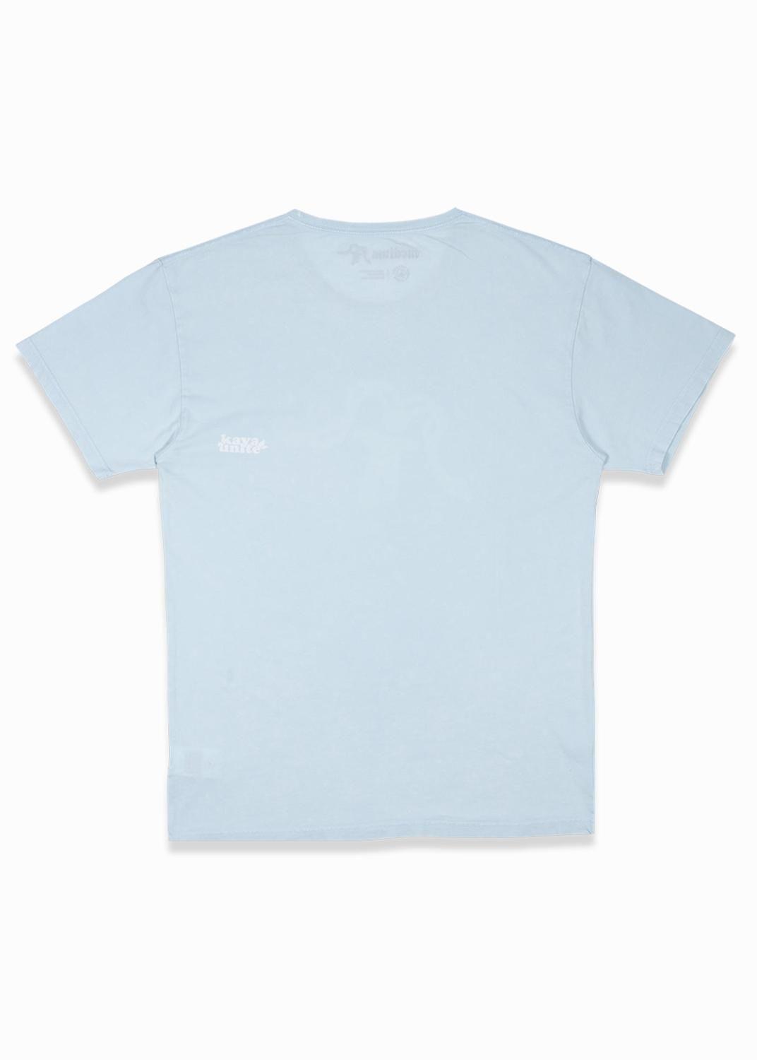 Polera Hombre Orgánica Aqua Turquoise-3