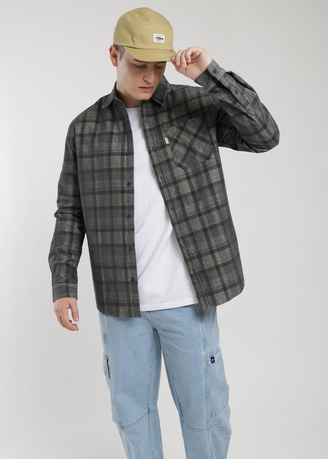 Camisa Manga Larga Cotelé Hombre-4