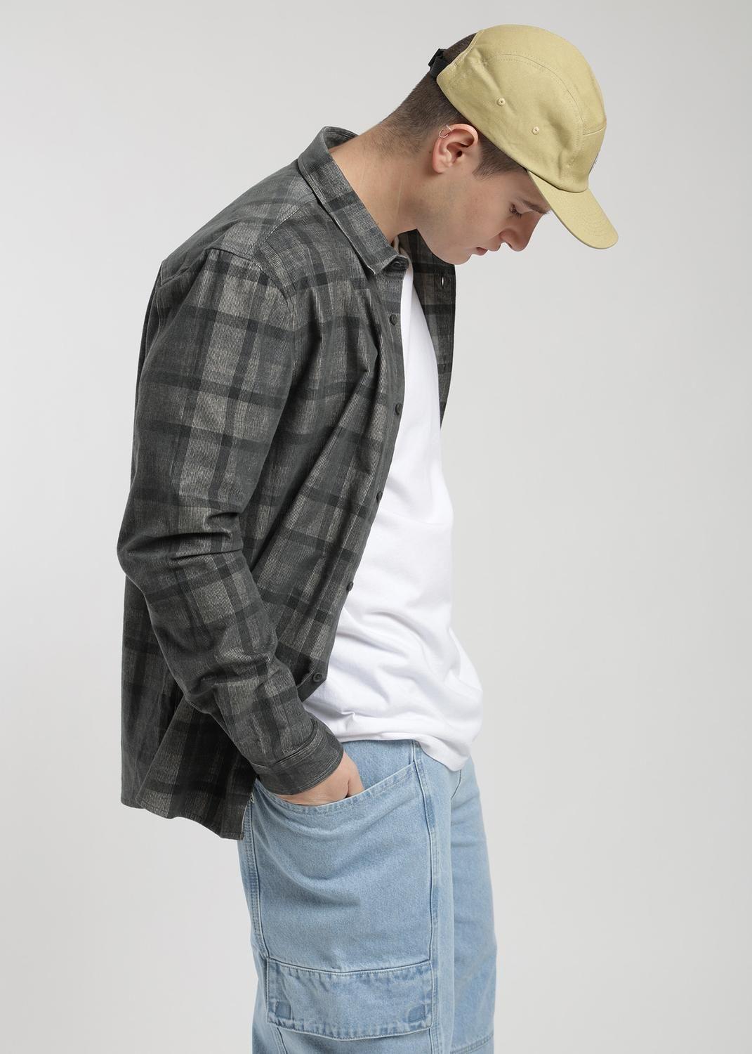 Camisa Manga Larga Cotelé Hombre-7