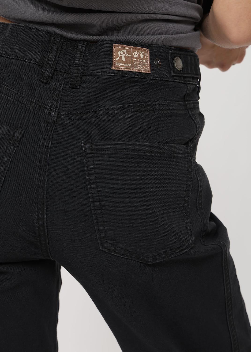 Pantalón Recto Canvas Mujer-2