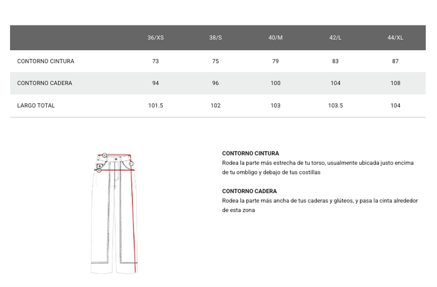 Pantalón Recto Canvas Mujer-4