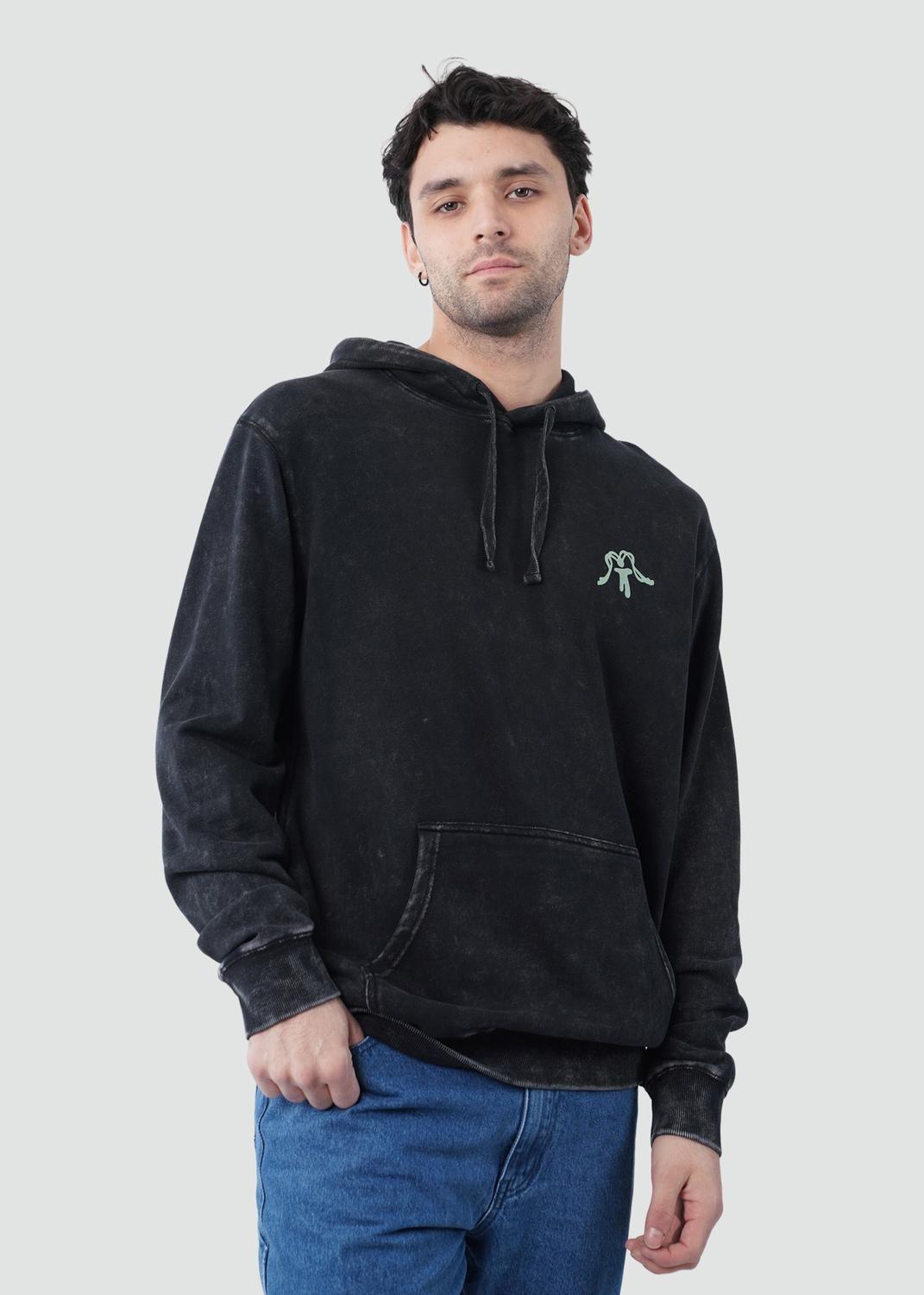 Polerón Hoodie Hombre Farmer Negro-0