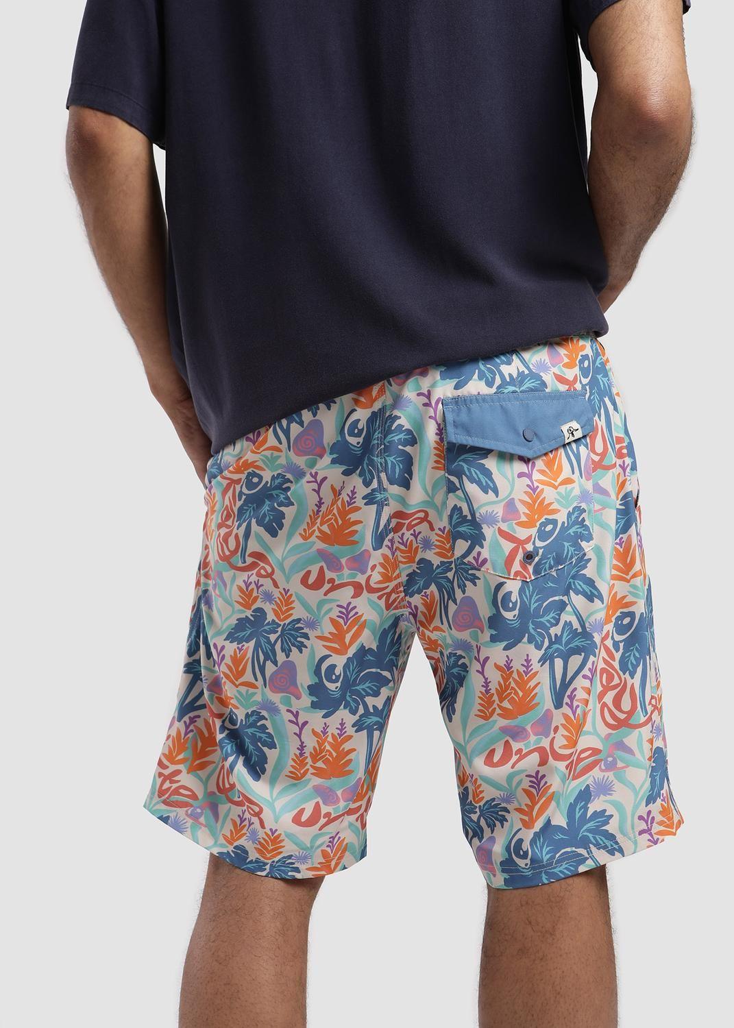 Traje de Baño Boardshort Tropic Bone-2